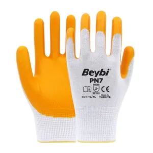 Beybi PN72 Naylon Nitril Eldiven - Gürevin Yapı Market
