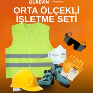 Orta ölçekli işletmeler için iş güvenliği seti - Gürevin Yapı Maket