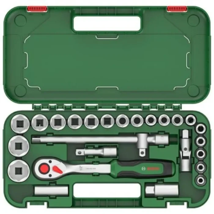 0.81aa11 Bosch Cırcırlı Lokma Seti 25 Parça 1/2”