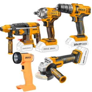 ingco kombo set, ingco 5 li set, ingco akülü set, ingco 20v set, profesyonel akülü takım seti, elektrikli el aletleri seti, ingco aksesuar seti, akülü el aletleri