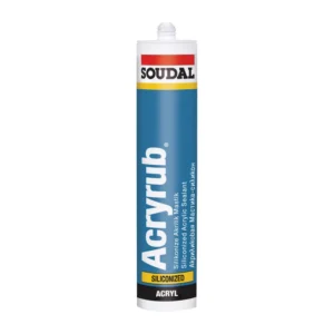Soudal Silikonize Mastik Siyah 500 Gr